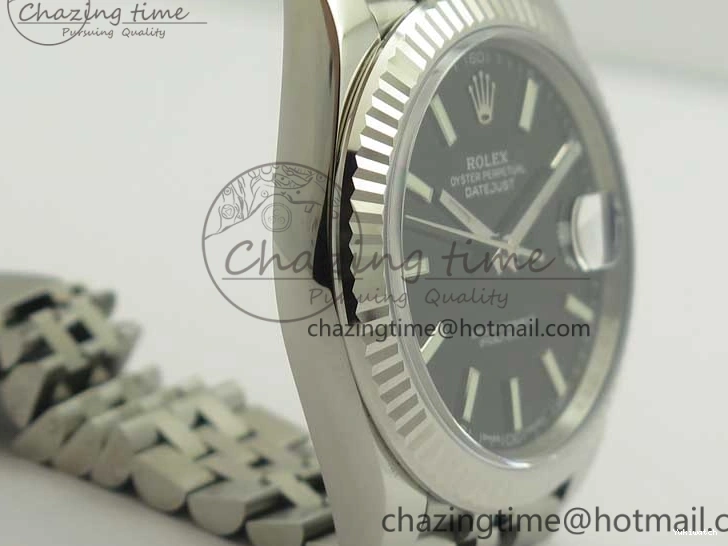 version Stick REF Black Best DateJust New Dial 126334 Edition 1:1 A3235 on Bracelet Markers Jubilee SS 0326